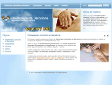 Tablet Screenshot of fisioterapeutabarcelona.com